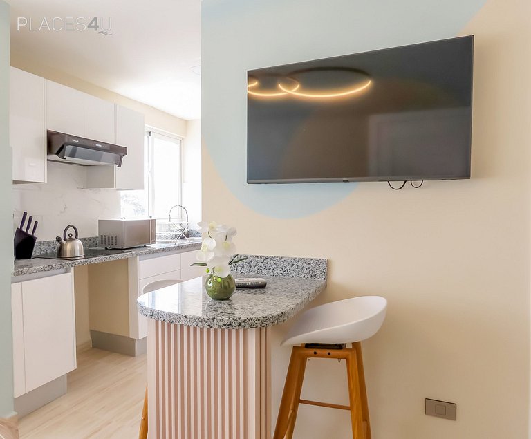 Hermoso apartamento 1 hab a pasos de la playa