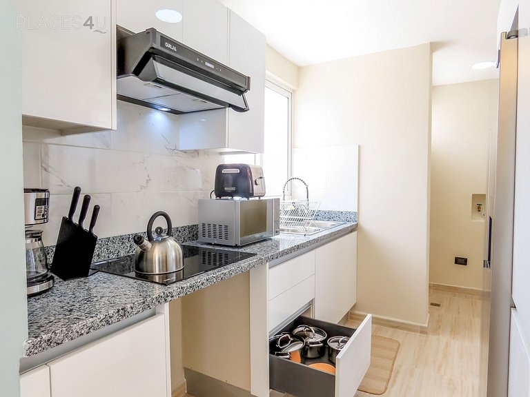 Hermoso apartamento 1 hab a pasos de la playa