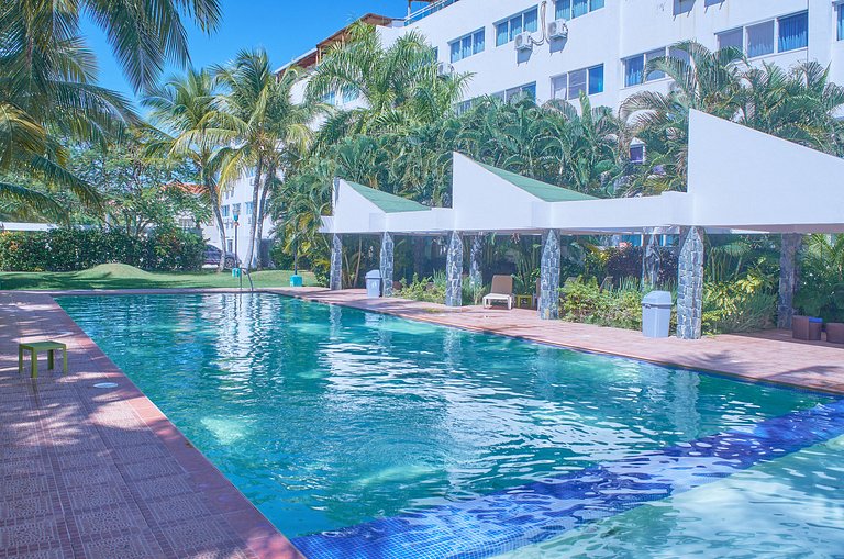 Apt para 6 personas, a pasos de la playa y piscina