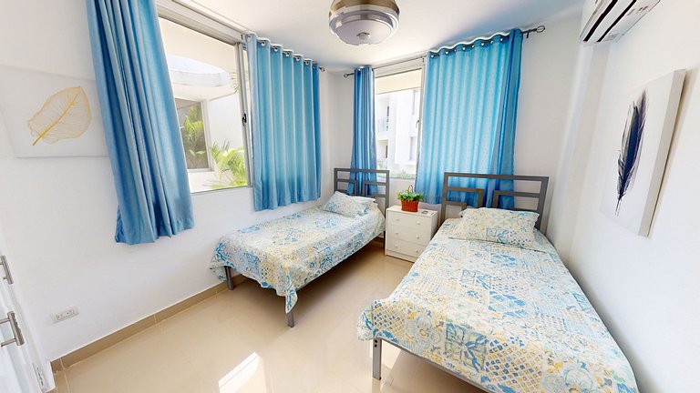 Apartamento en Residencial con Playa.