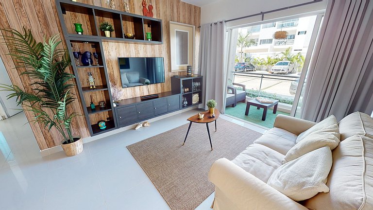 Apartamento en Residencial con Playa.