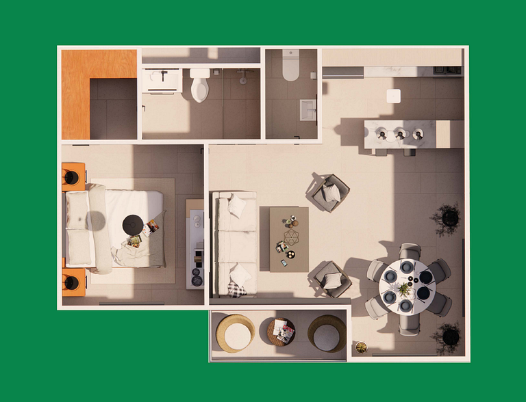 Apartamentos a 6 minutos del Aeropuerto.