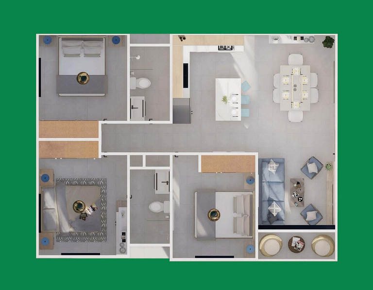 Apartamentos a 6 minutos del Aeropuerto.
