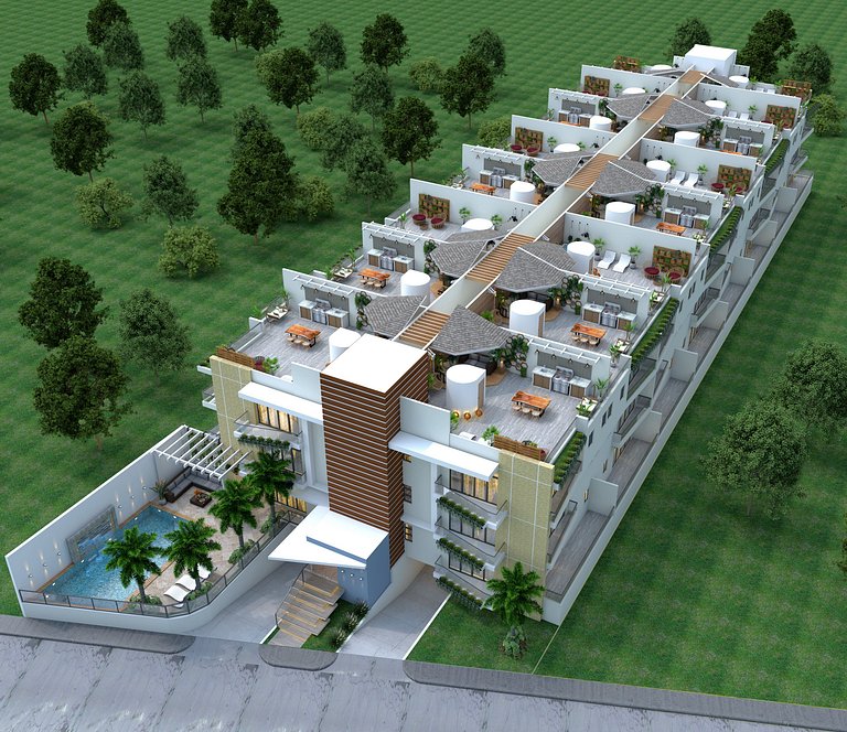 Apartamentos con acceso a la Playa.