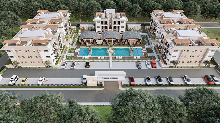 Apartamentos con transporte a La Playa.