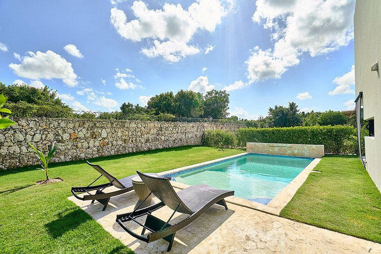 Villa de Lujo, Piscina Privada y BBQ en Vista Cana