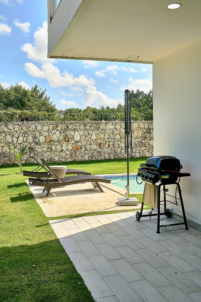 Villa de Lujo, Piscina Privada y BBQ en Vista Cana