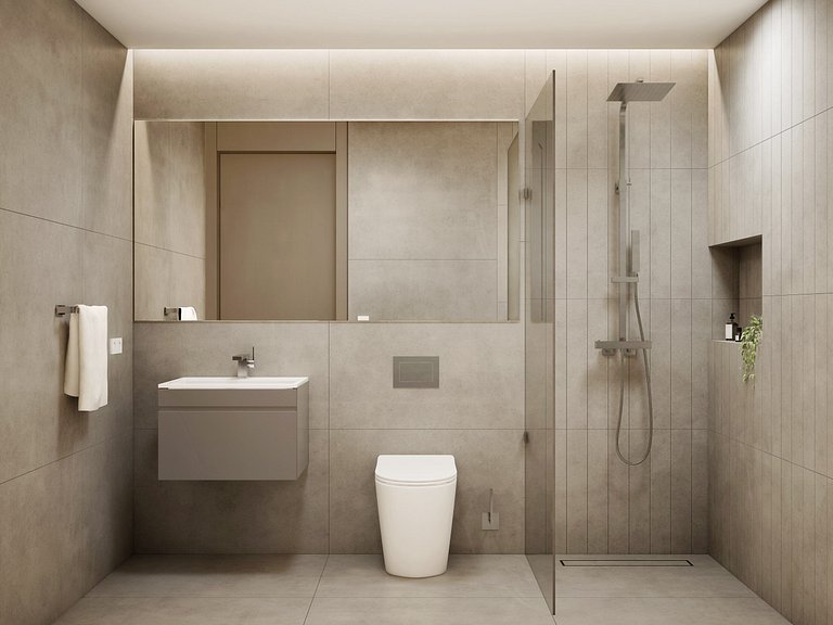 Apartamentos de Dos Habitaciones con Playa Privada