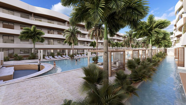 Residencial con Playa Privada.