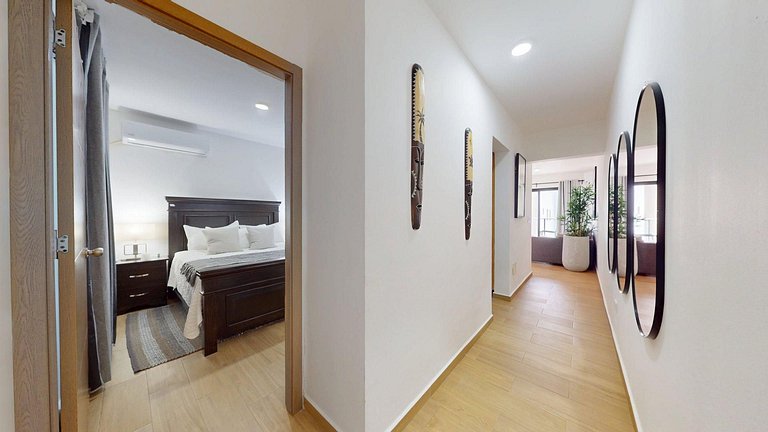 Apartamento moderno ideal para trabajo y descanso