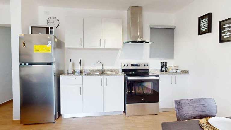 Apartamento moderno ideal para trabajo y descanso