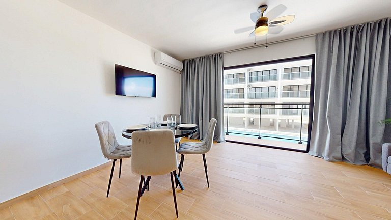 Apartamento moderno ideal para trabajo y descanso