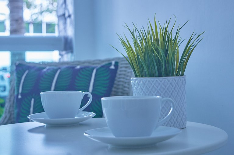 Sleeps 6, steps from the beach and with a pool