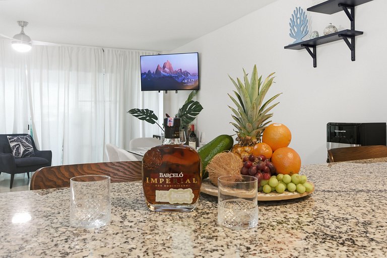 Sleeps 6, steps from the beach and with a pool