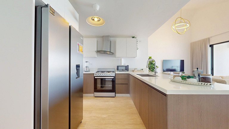 Penthouse 3BR Frente a Laguna Privada Bavaro