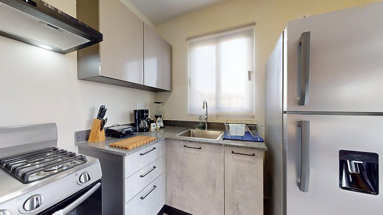 Apartamento con gymnasio, piscina, parque infantil