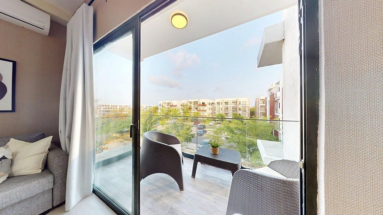 Apartamento con gymnasio, piscina, parque infantil