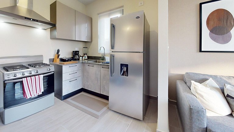 Apartamento con gymnasio, piscina, parque infantil