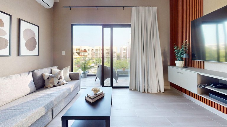 Apartamento con gymnasio, piscina, parque infantil