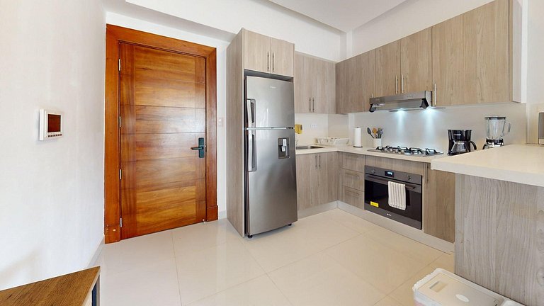 2BR piscina gym seguridad Villa Bavaro Punta Cana