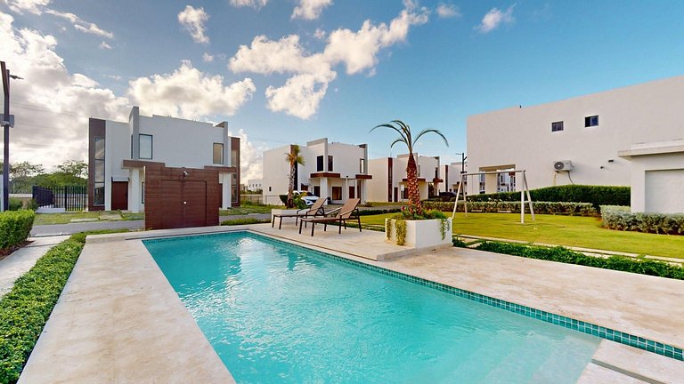 Villa familiar con jacuzzi en Punta Cana